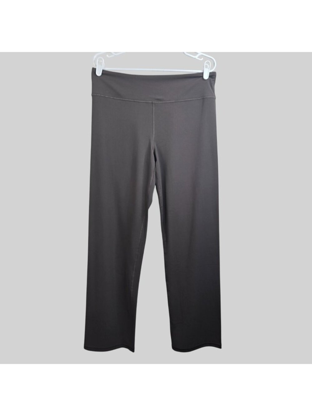 Athleta Straight Leg Legging Pant Black Stretchy Athletic Workout Pull On Yoga